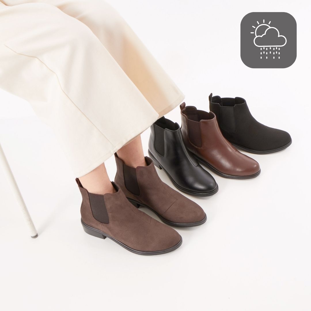 晴雨兼用サイドゴアブーツ