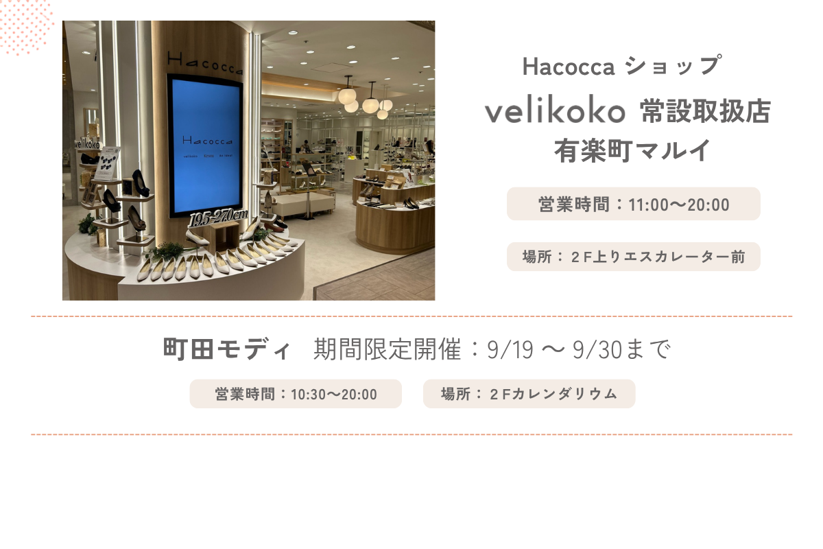 velikoko常設店舗 イベント情報