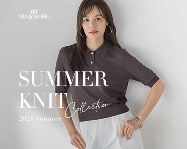 ビアッジョブルー　レディース　SUMMER KNIT