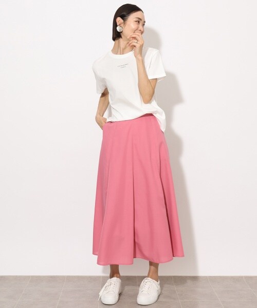 セットアップ対応]ストライプストレートスカート | ミッシェルクラン