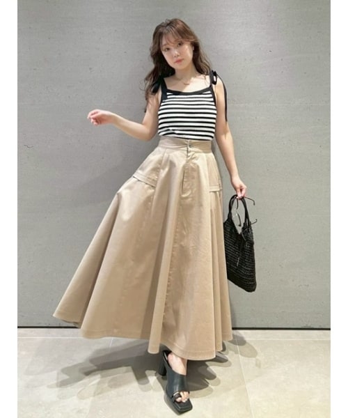 ベルト付きストレートスカート | フレイ アイディー(FRAY I.D