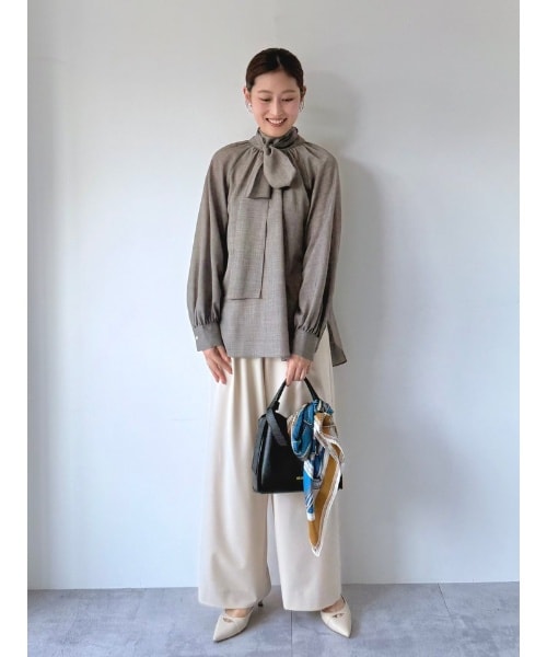 SHIPS Primary Navy Label:〈手洗い可能〉シアー ジャカード TEE