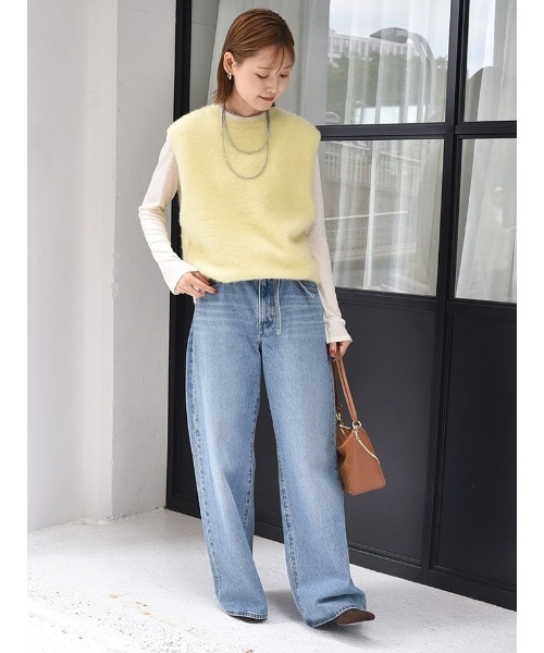 Wai＋:〈手洗い可能〉リネン ライク ベスト | シップス(SHIPS