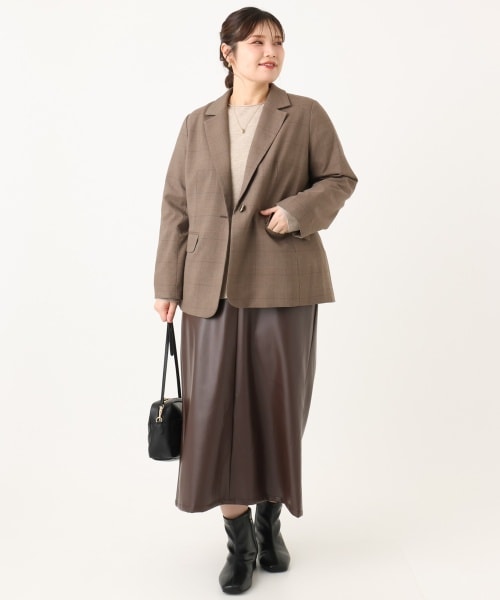 大きいサイズ/11号サイズあり/セットアップ対応】Wクロスストレッチ