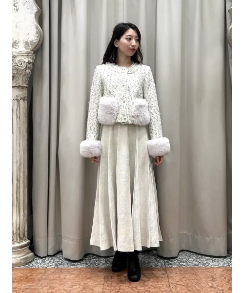 フラワー刺繍フレアワンピース | グレースコンチネンタル(GRACE