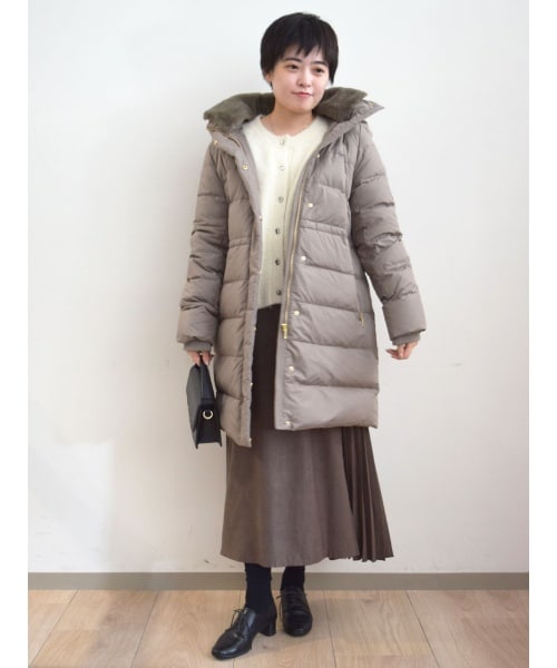 S～L】リブニット＆膨れジャガードワンピース | ルイルエブティック