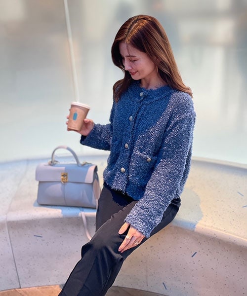 フリル付きポロニット | オーディア ミューズ(Audie a Muses) | マルイ