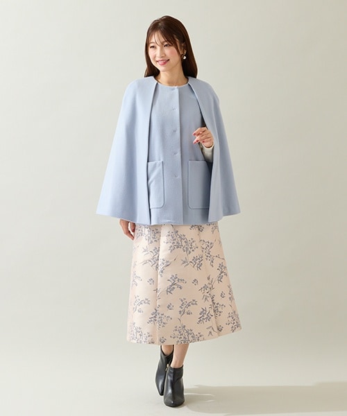 フード付き配色切替えコート | ローズティアラ(Rose Tiara) | マルイ