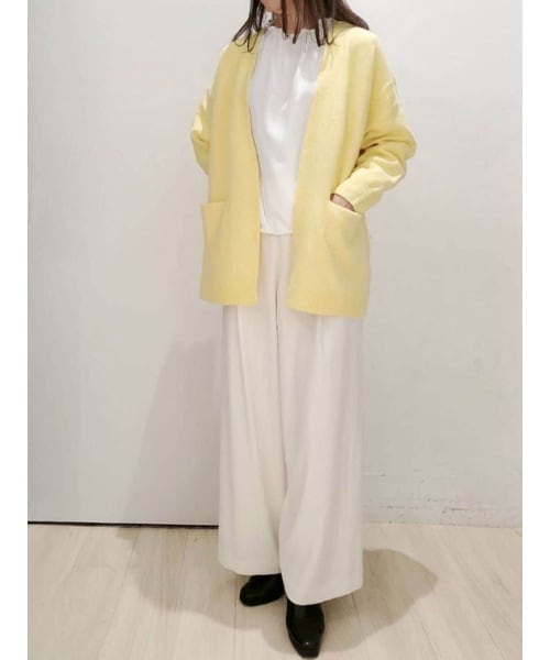 ラメ入りツイードニットジャケット/洗える/WEB限定サイズあり