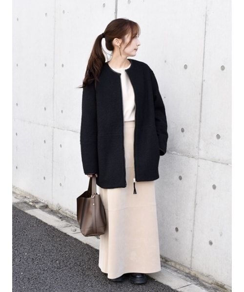 quaranciel:〈手洗い可能〉ラメ リリヤーン タートルネック ニット