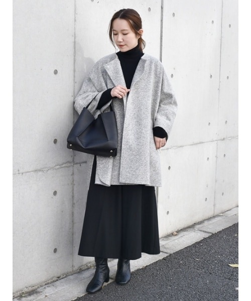 quaranciel:〈洗濯機可能〉ヘンプ ワイド タック パンツ