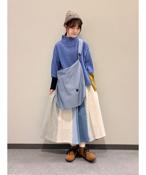 ユーカリモックネックスエット風ニット | ノップドゥノッド(nop de nod