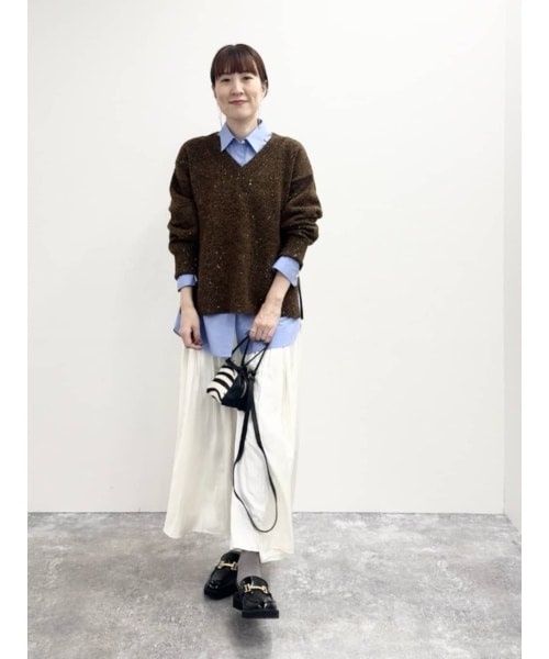 ウォッシャブルスエードサテンシャツ | ノーリーズソフィー(NOLLEY'S