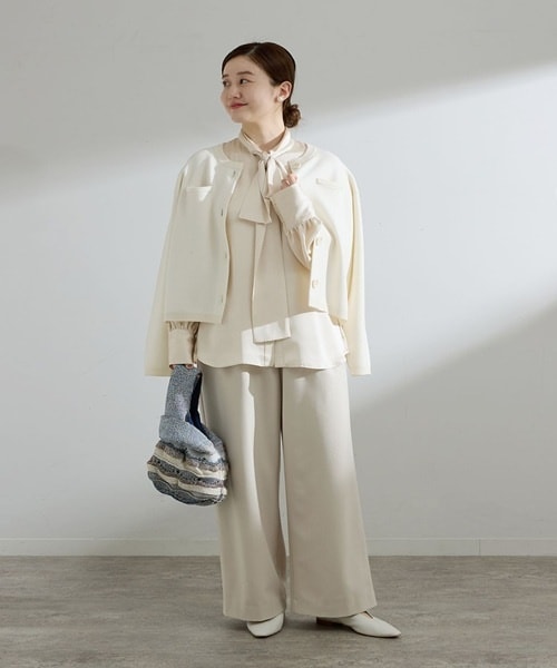 スーパーファインスムース ショートカーディガン | イエナ(IENA