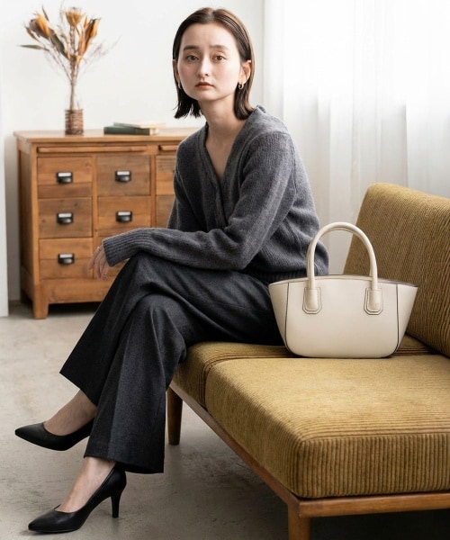 本革 スクエア2wayハンドルバッグ【Depral/デプラル】 | ヴィータ