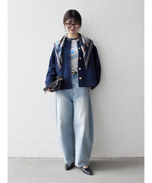 WEB限定】SHIPS any:〈手洗い可能〉ヤク ケーブル クルーネック ニット