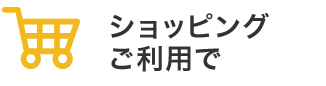 ショッピング利用で