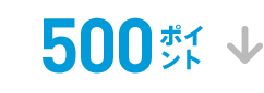 500ポイント