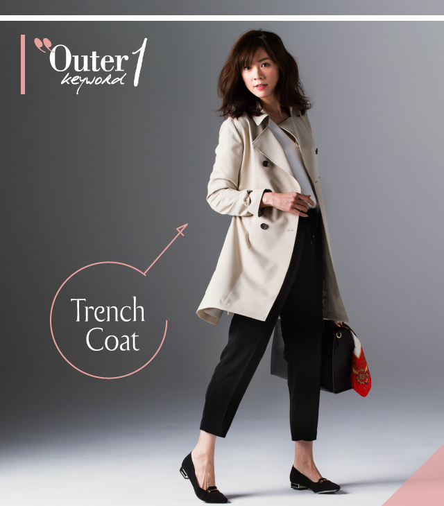 Outer keyword1 Trench Coat