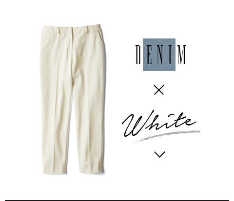 DENIM×White