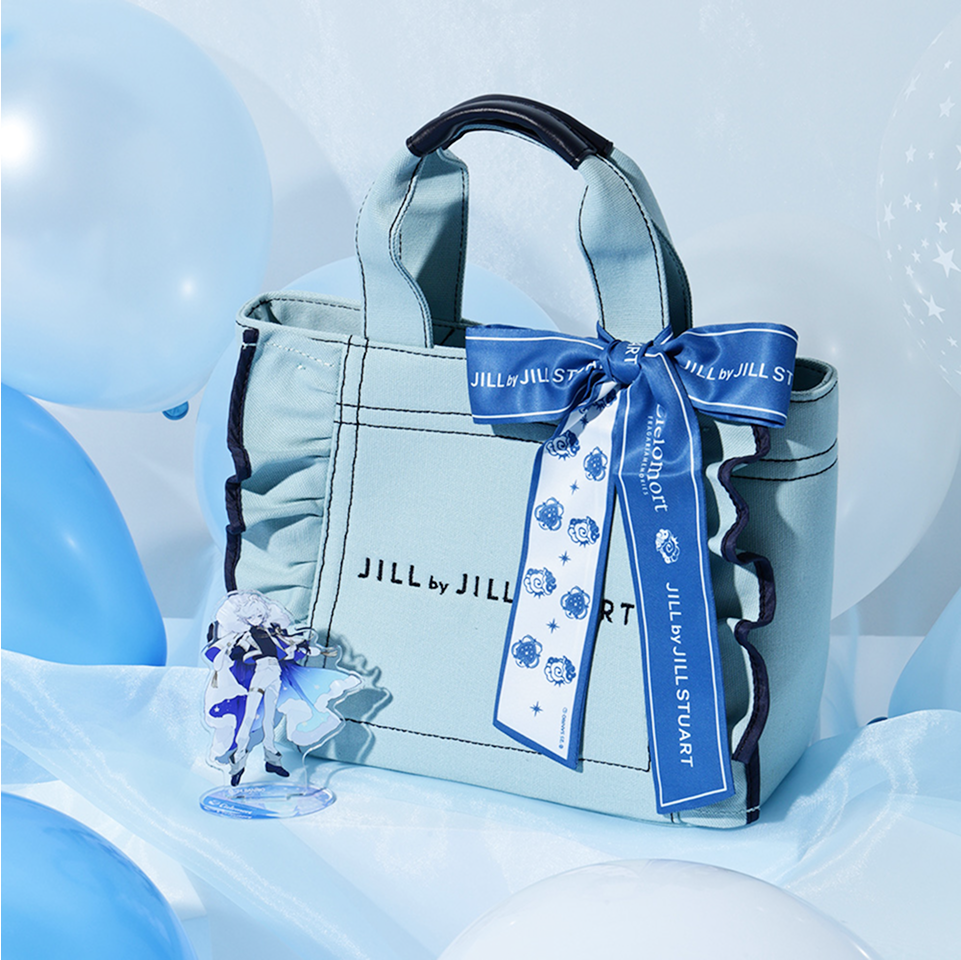 BLUE BOUQUET×フリルトートバッグ＆スカーフセット(全6種)