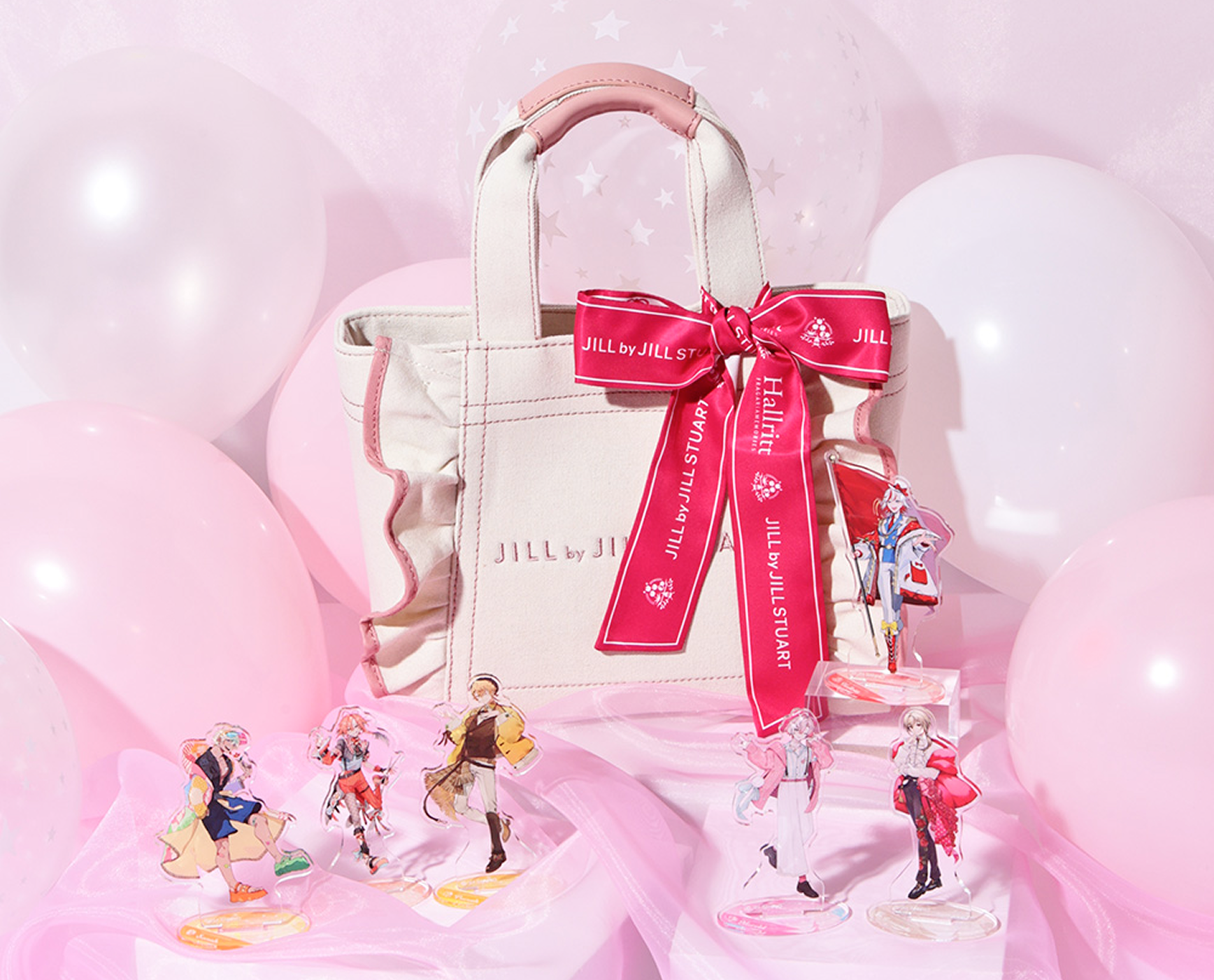 RED BOUQUET×フリルトートバッグ＆スカーフセット(全6種)